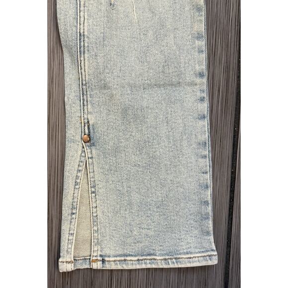 Judy Blue The Bees Knees Straight Fit Size 0/24 High Waisted Bottom Slit - Picture 3 of 11